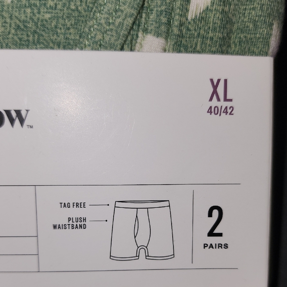 Goodfellow & Co Men's Boxers - Gray and Green - Picture 3 of 4